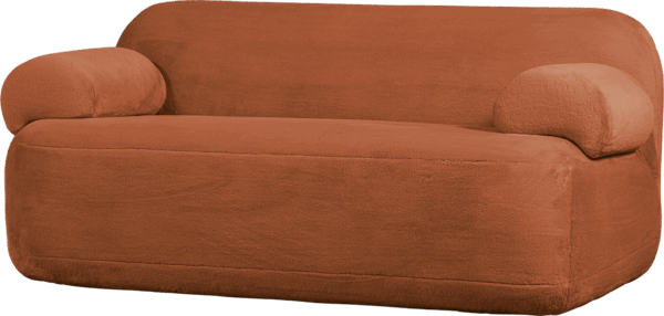 2 Personers Sofa Jolie Rust Polyester H80xb183xd95 Cm Fra Woood - 8714713183722