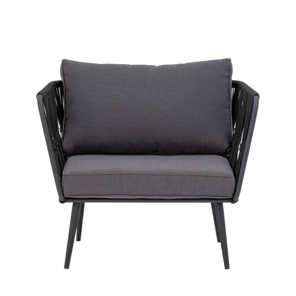Bloomingville Pavone Loungestol Metal Sort 87 Fra Bloomingville - 5711173320462