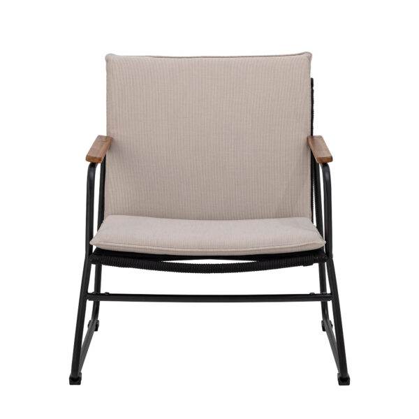 Bloomingville Hampton Loungestol Metal Sort 65 Fra Bloomingville - 5711173305483