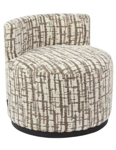 Franny Loungestol I Stål Og Polyester H58 Cm Meleret Creme Fra Richmond Interiors