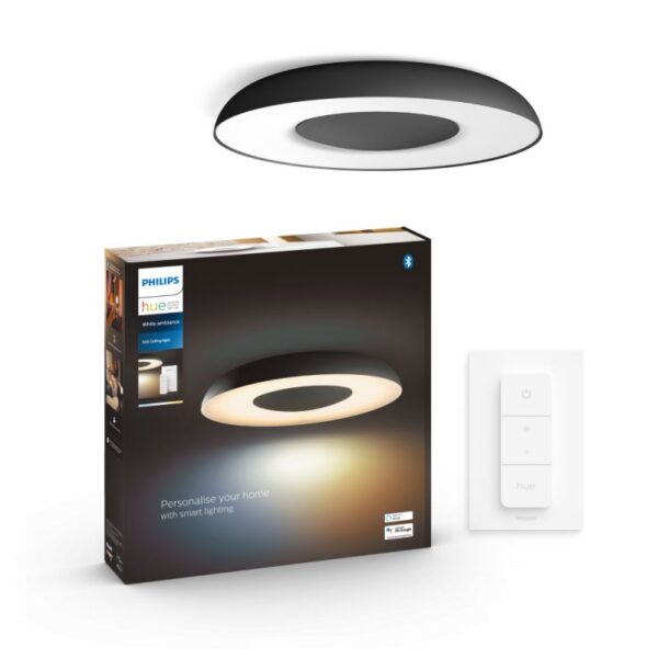 Still Hue Loftlampe Lampe Sort Loftlampe White Ambiance Fra Philips Hue - 8719514341357