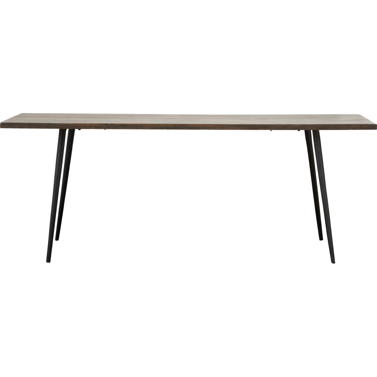 Spisebord Hdclub Sortbejdset Table Top Mango Wood Frame Iron L 200 Cm W 80 Cm H 76 Cm Fra House Doctor - 5707644449015