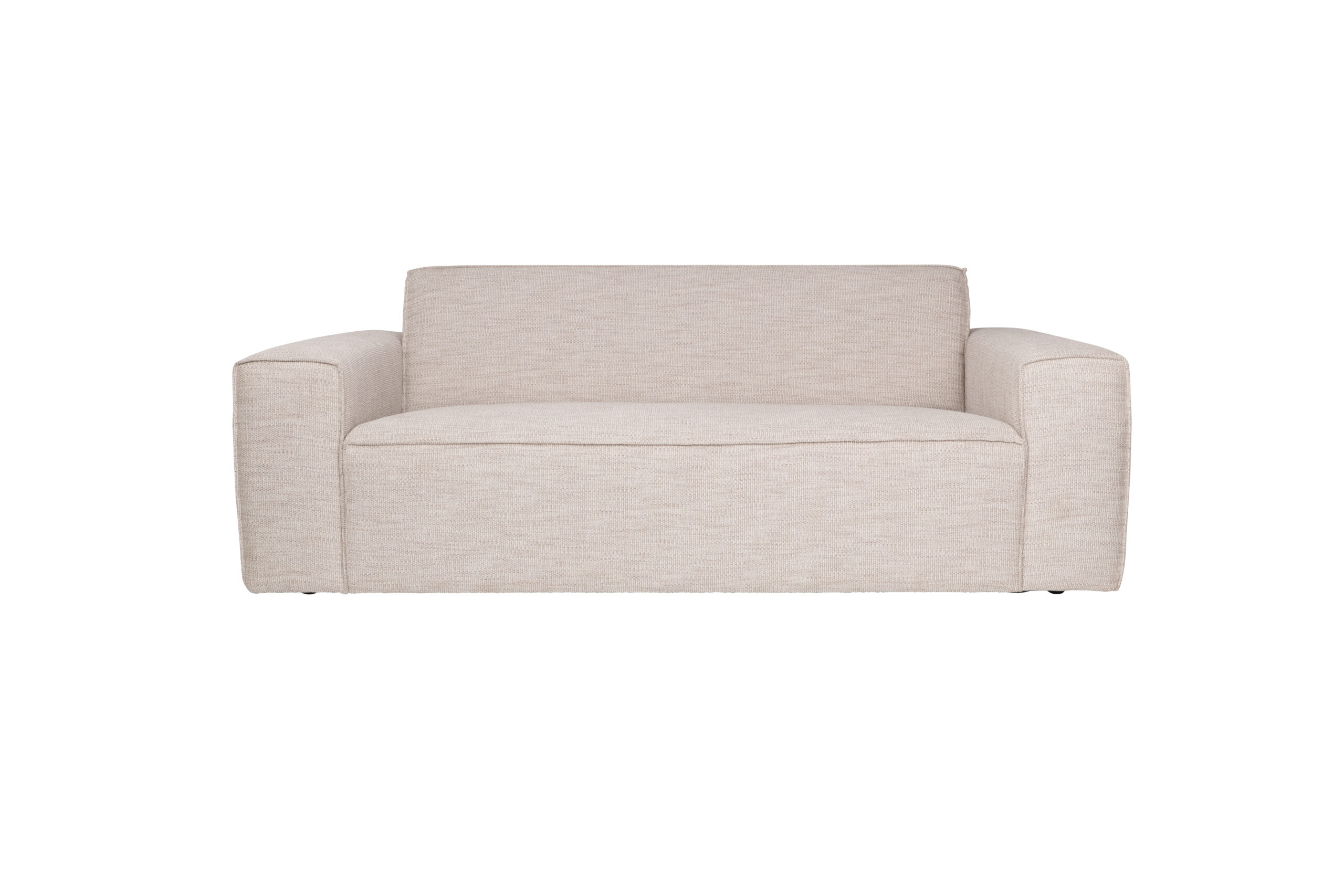 Zuiver Bor 2 5 Personers Sofa Latte Polyester Og Træ Fra Zuiver - 8718548035300