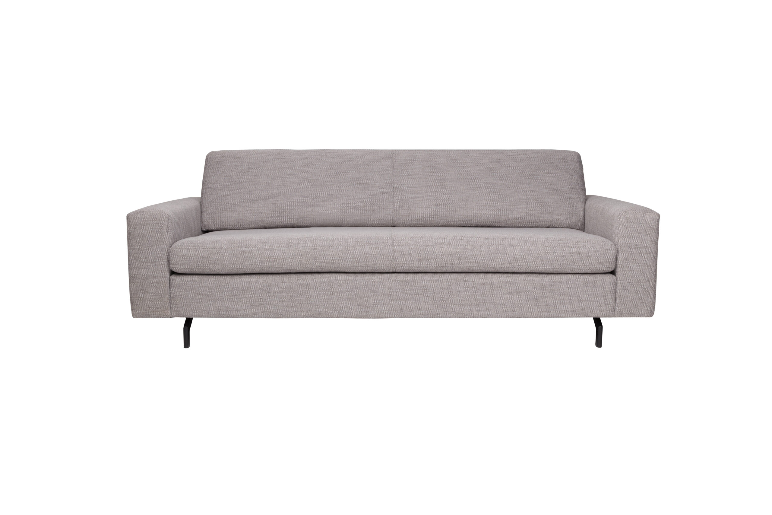 Zuiver Jean 2 5 Personers Sofa Grå Polyester Og Stål Fra Zuiver - 8718548035379