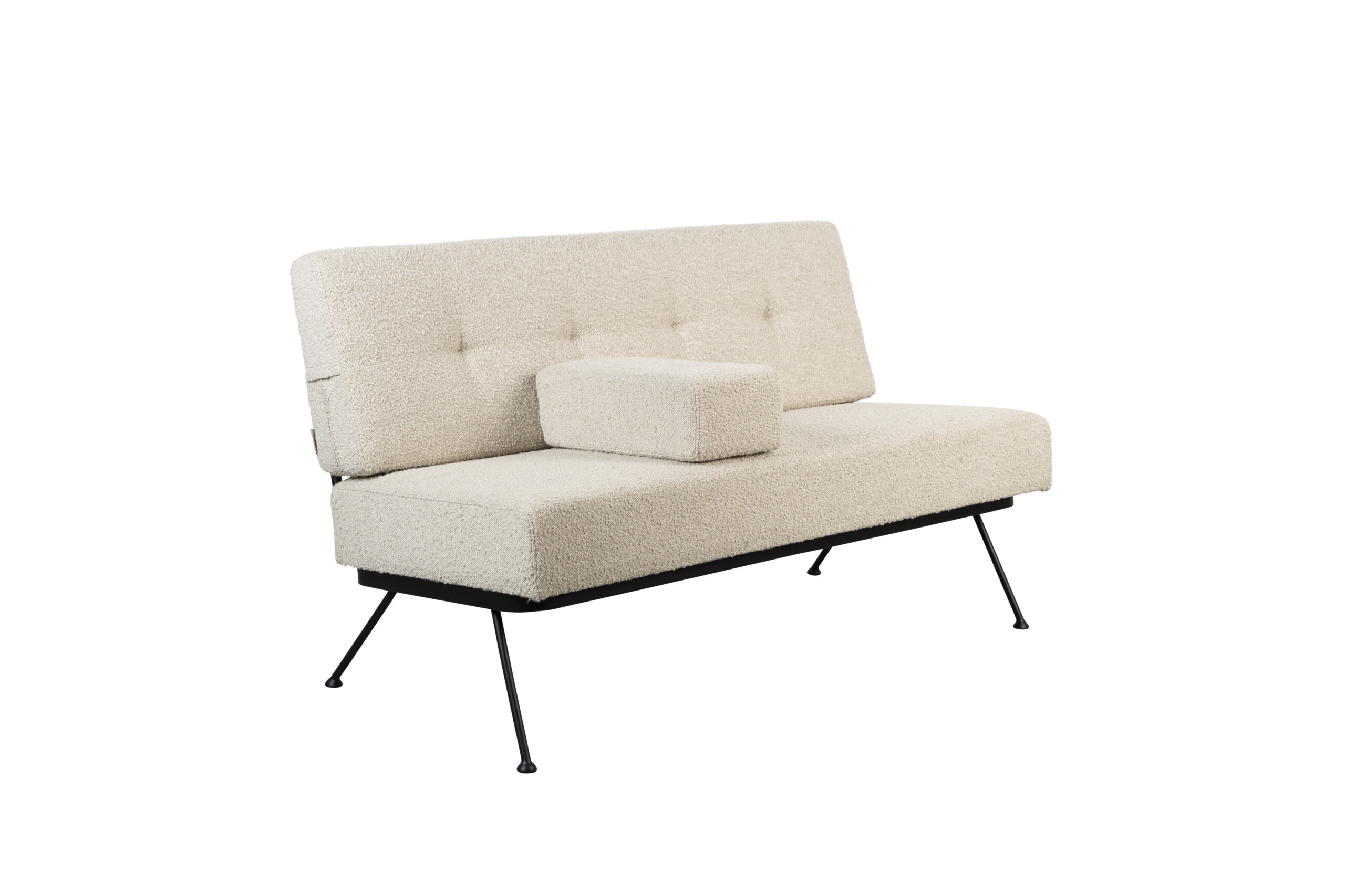 Zuiver Bowie Sofa Beige Polyester Og Stål Fra Zuiver - 8718548065338