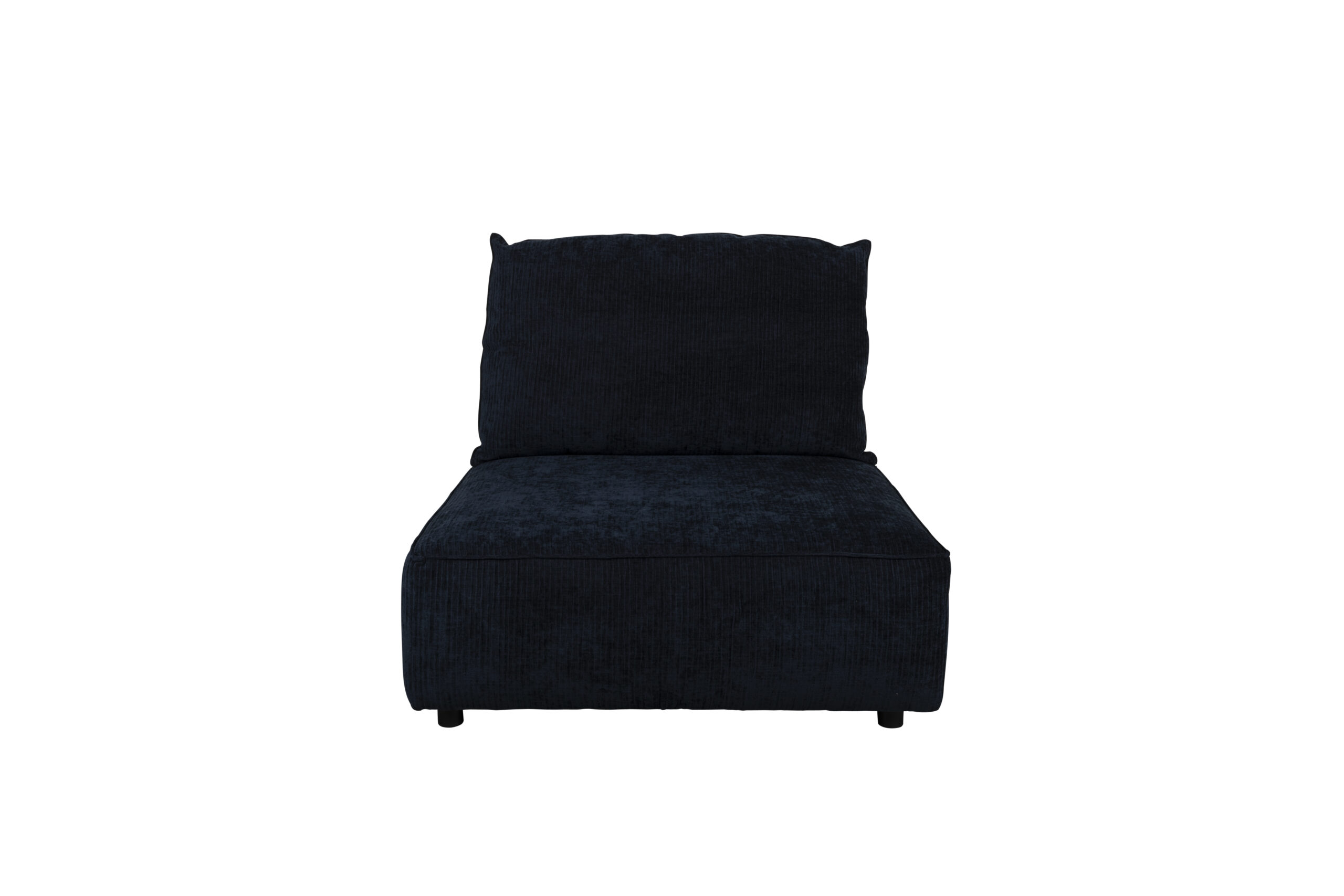 Zuiver Hunter Sofa Element 1 5 Personers M Ryg Navy Fløjl Og Plast Fra Zuiver - 8718548068476