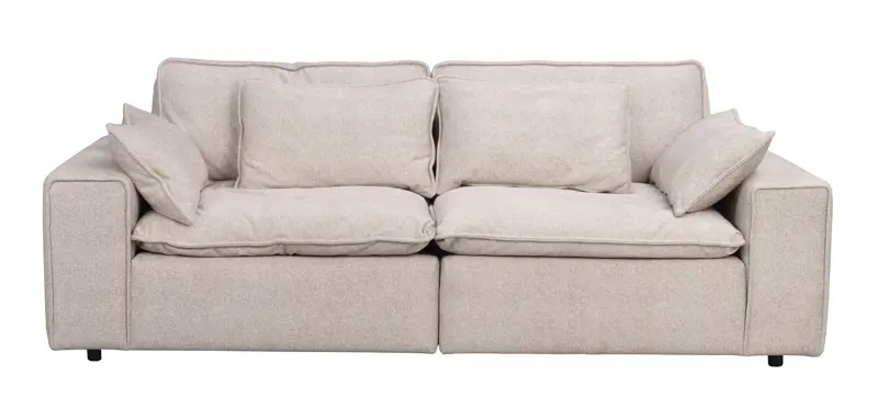Rowico Rawlins 3 Pers Sofa M 4 Hynder Beige Stof Fra Rowico Home - 7340126568828