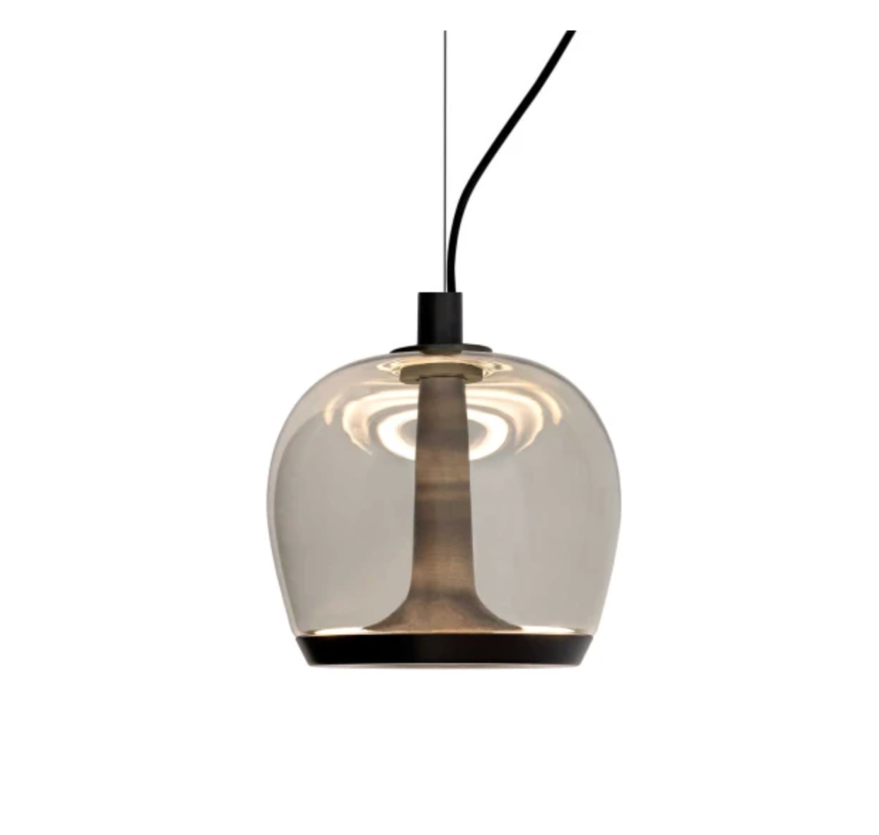 Aurelia Bold Pendel Fra Røget Gunmetal Fra Leucos