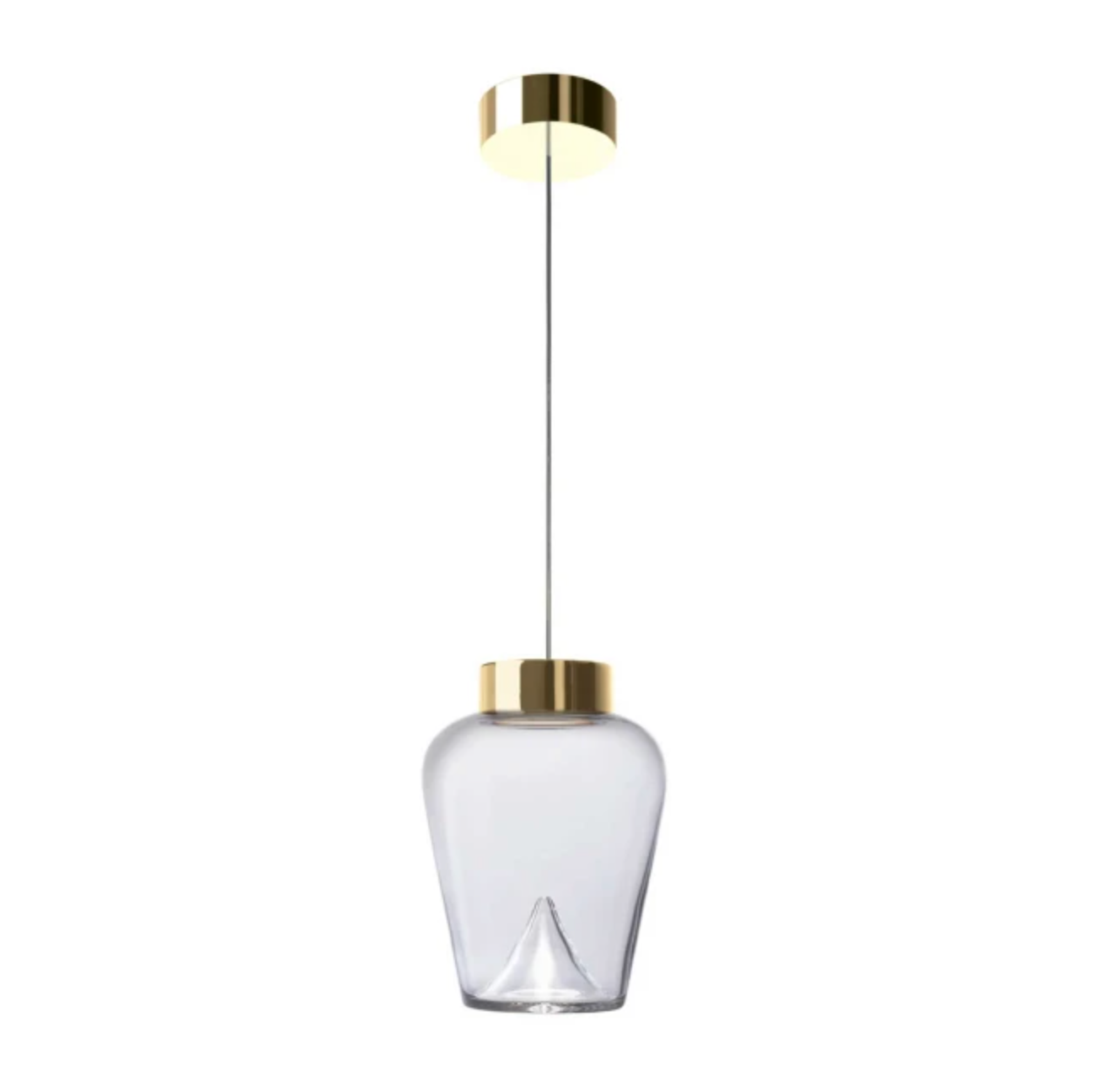 Aella Thin Pendel Fra Guld Transparent Fra Leucos