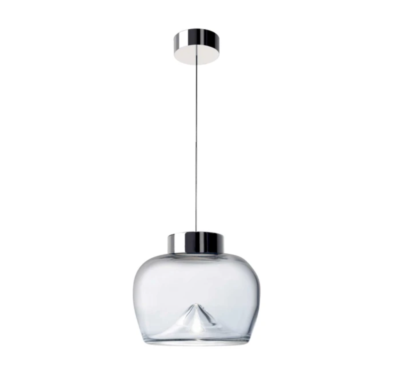 Aella Bold Pendel Fra Krom Transparent Fra Leucos