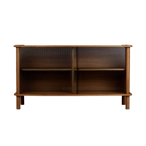 Umage Italic Skab Mørk Eg Glasdøre Fra Umage - 5710302575520