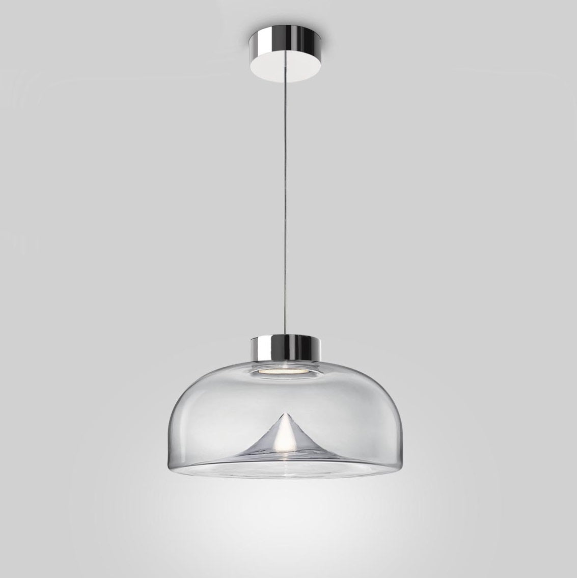 Aella Mini Pendel Fra Krom Transparent Fra Leucos