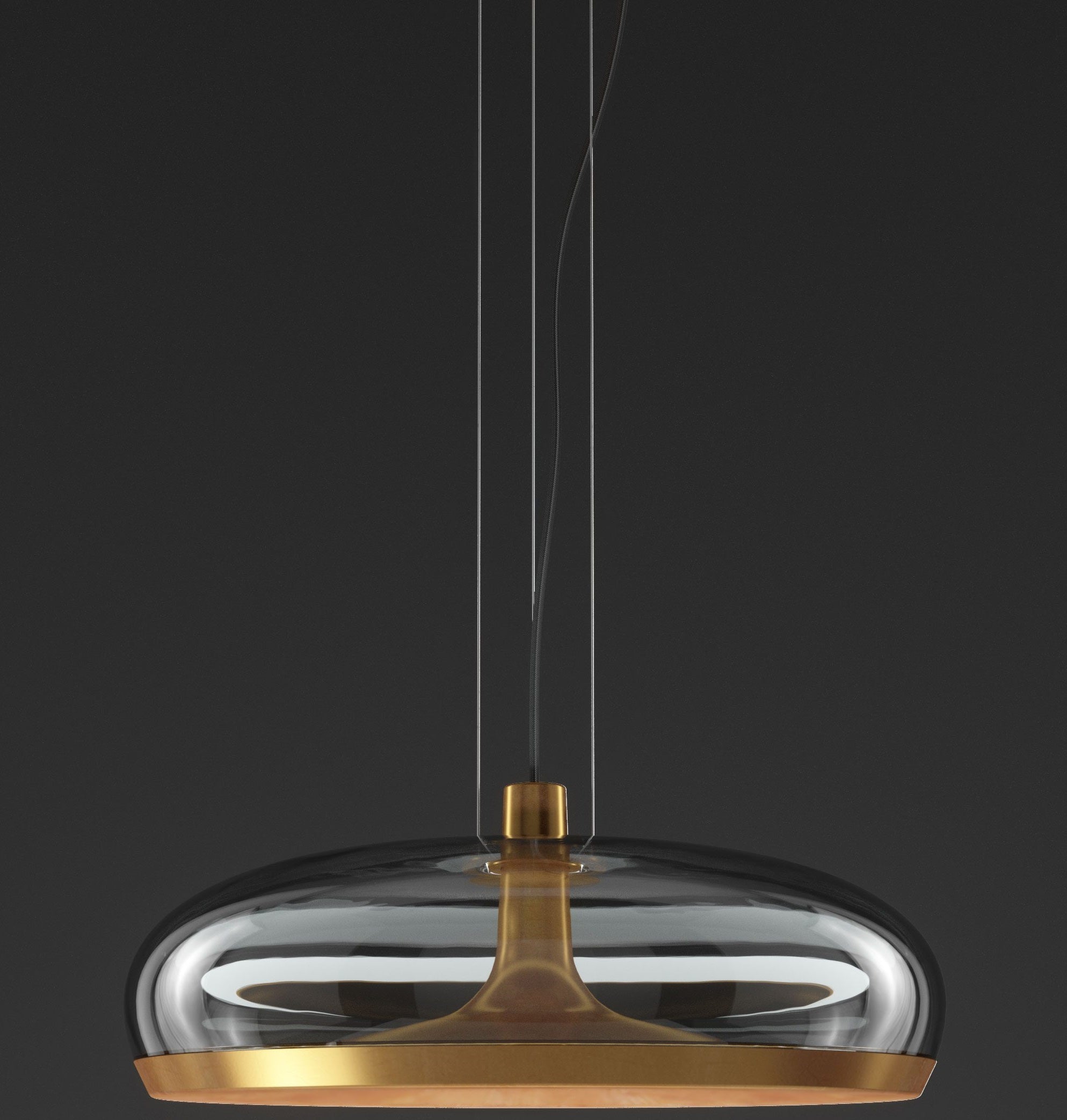 Aurelia Pendel Fra Røget Vintage Messing Fra Leucos