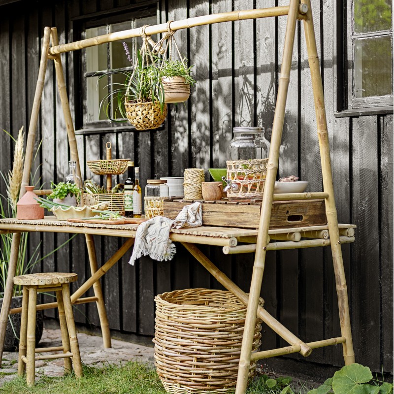 Spisebord M Stang "malo" Bambus L 178 Fra Bloomingville - 5711173320455