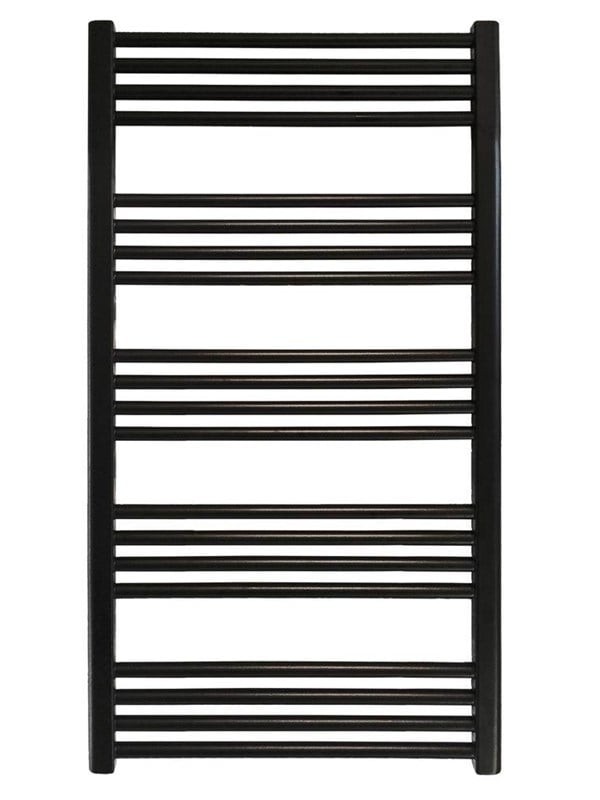 Space Håndklædetørrer 1103 X 500 Mm Mat Sort Fra Kriss - 5704362906493