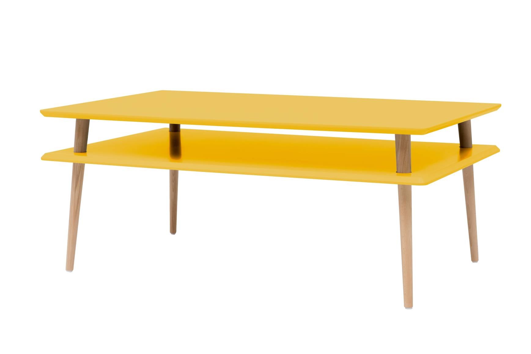 Koro High Sofabord B110 X D70cm Gul Fra Ragaba