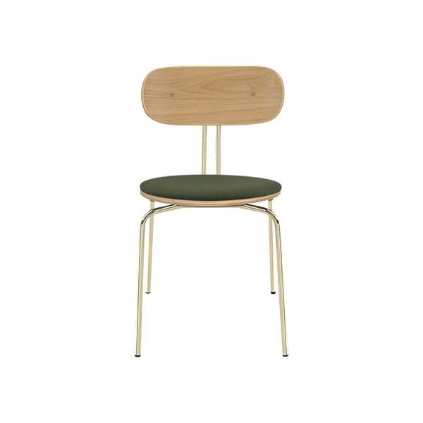 Umage Curious Spisebordsstol Messing Stel Racing Green Fra Umage - 5710302597157