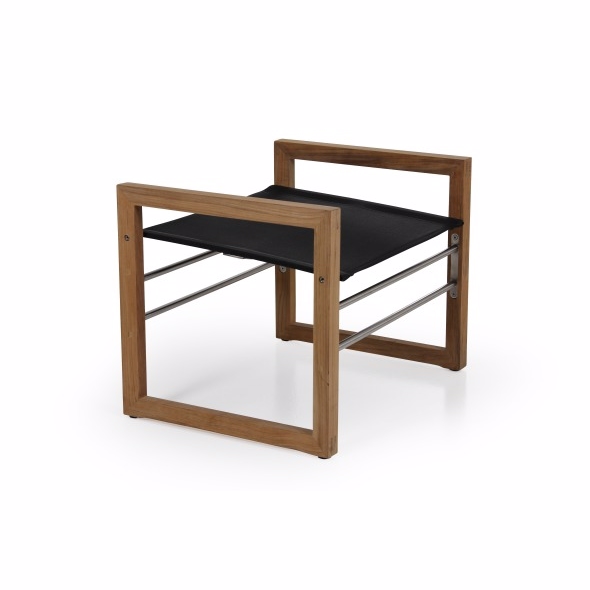 Vevi Fodskammel Til Loungestol Teak Loungemøbler Enggården Havemøbler Fra Brafab - 7393260008811