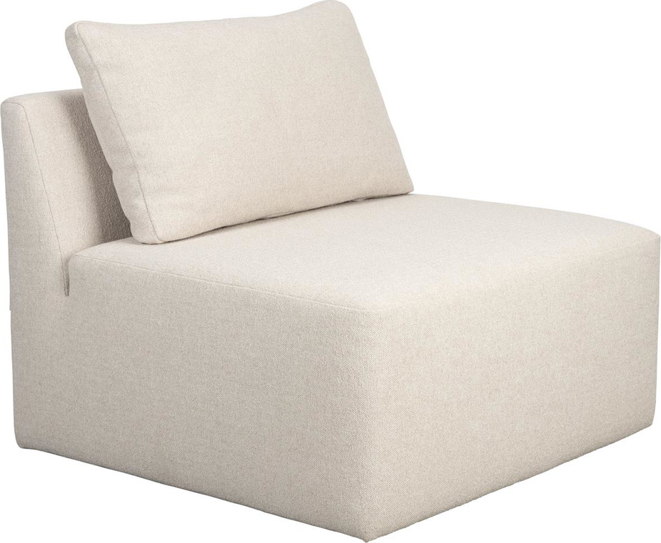 1 Personers Sofa Element Prosper Lysgrå Polyester Fra Zuiver - 8718548088986