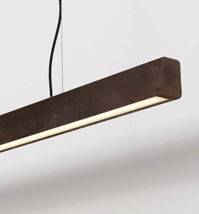 I Model Pendel M Ledning 200 Rustet Stål Fra Anour