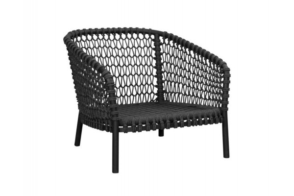 Cane Line Ocean Large Loungestol Dark Grey - 5711877322281