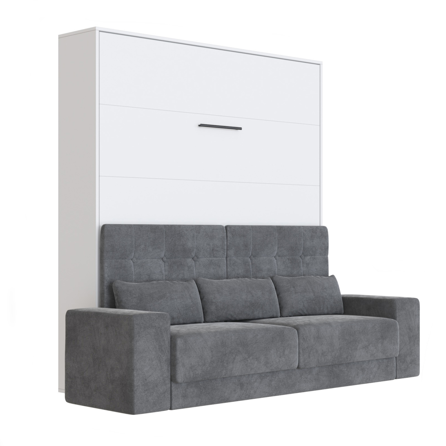 Sofa Til M1 180 Skabsseng Farve Skab Hvid Front Eg Sonoma