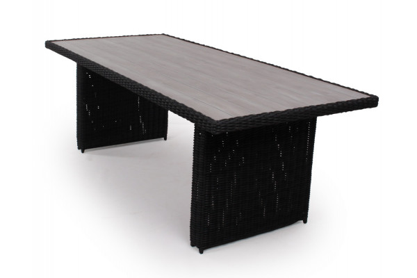 Rio Sort Bord 94x210 Cm - 5709386475741