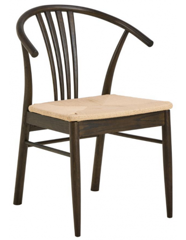 Yor Spisebordsstol I Egetræ Og Papirflet H83 Cm Mat Røget Natur Fra Selected By Lepong